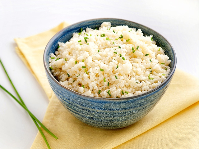 Bowl of cauliflower rice