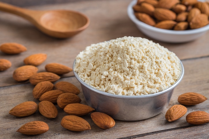 bowl of almond flour