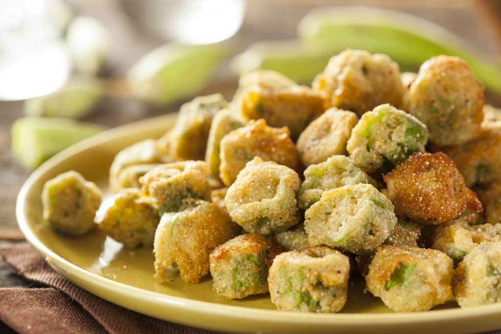 Fried okra