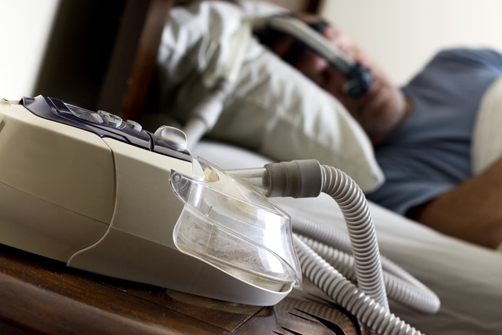 CPAP breathing machine