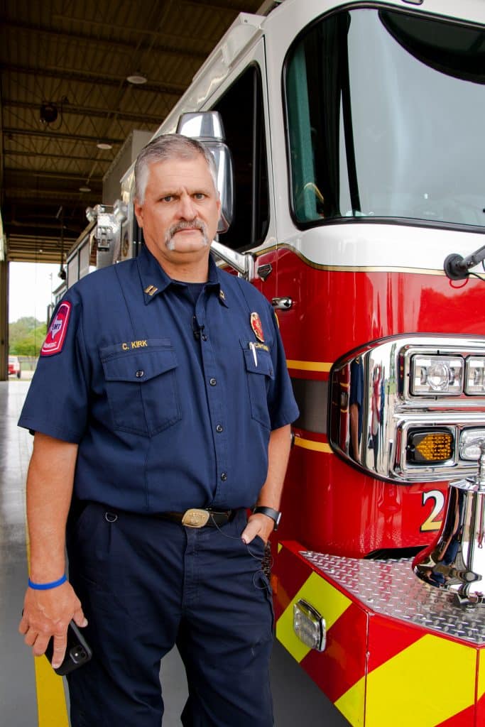 DeSoto firefighter Craig Kirk 