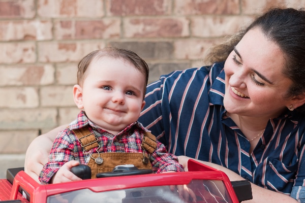 John Smith, a baby born at the Methodist Midlothian labor and delivery department with his mother, Crystal