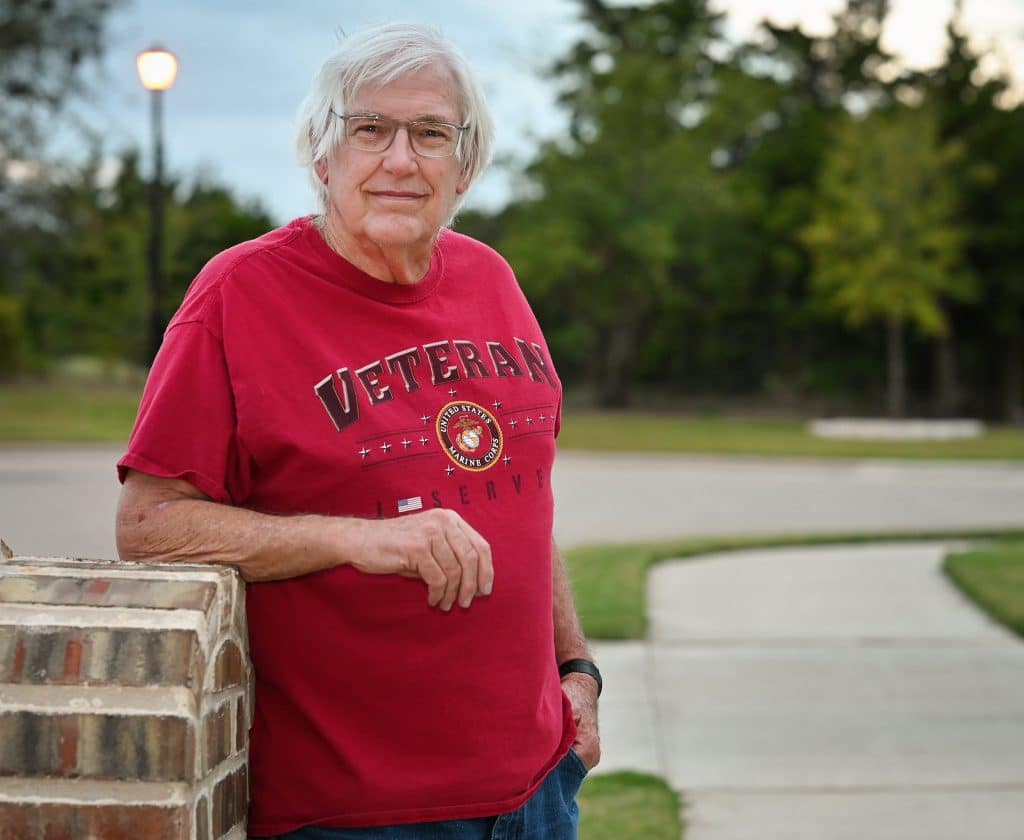 Robert "Steve" Moon photographed after his hip replacement