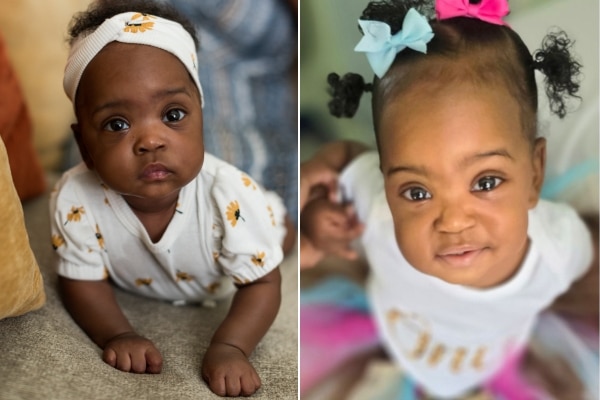 NICU baby Rhea Thompson is all grown up a year after she was born in Thanksgiving 2023.