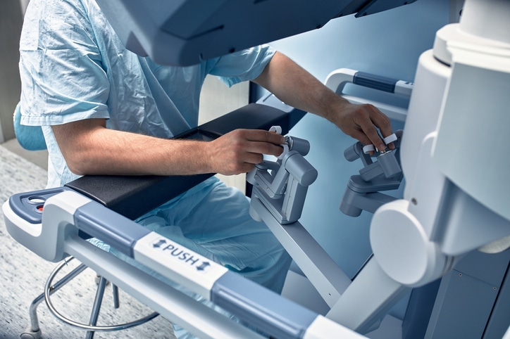 Surgical robots put precise controls at the fingertips of orthopedic surgeons.