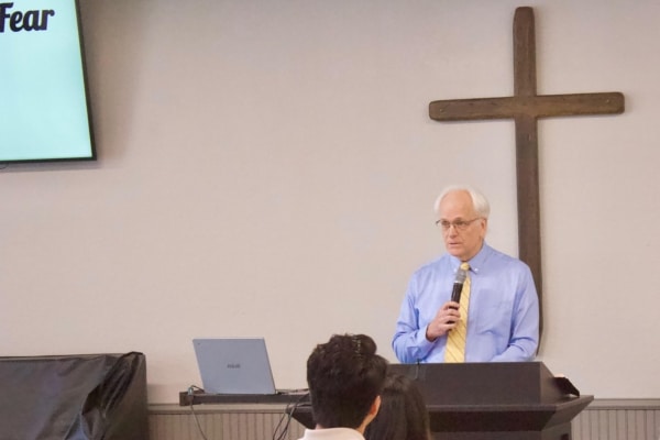 Rod Milton teaching at Countryside Bible Church in Southlake.