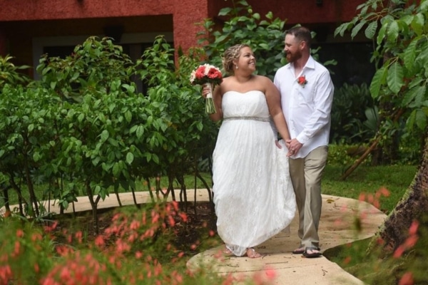 Ivy and Tyler Terry at their wedding