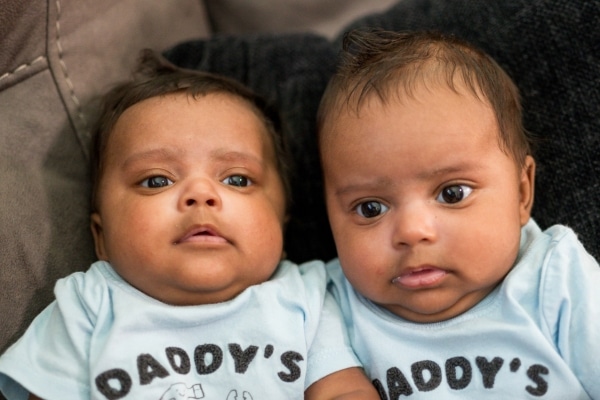 Twin brothers Antonio Jr. and Angel Burns spent a few weeks in the NICU at Methodist Charlton.