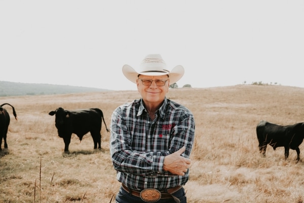 Pake McEntire on his Oklahoma cattle ranch