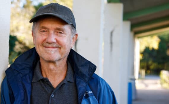 Diabetes patient Dan Bryant enjoys the great outdoors near his home in Mansfield.