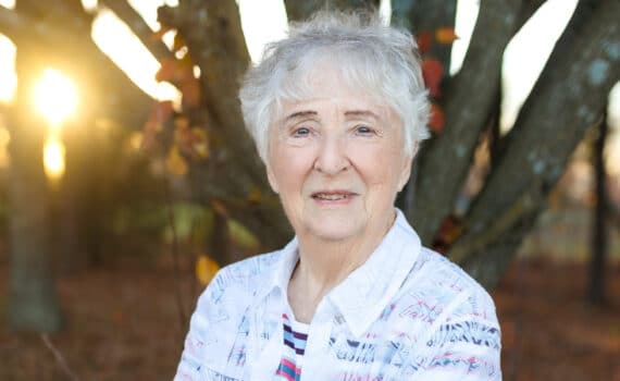 Doris Potter broke both arms when she fell at D/FW Airport.