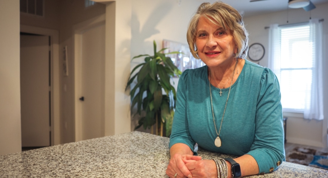 Barbara Moscrop at her home in Waxahachie