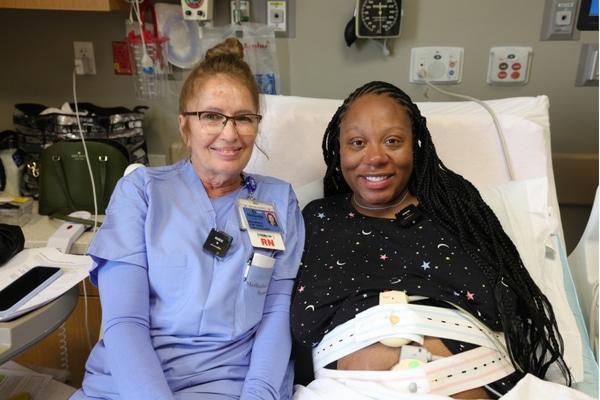 Rose Marie Krause helped deliver Kashmiere Culberson and cared for Kash’s baby, too.