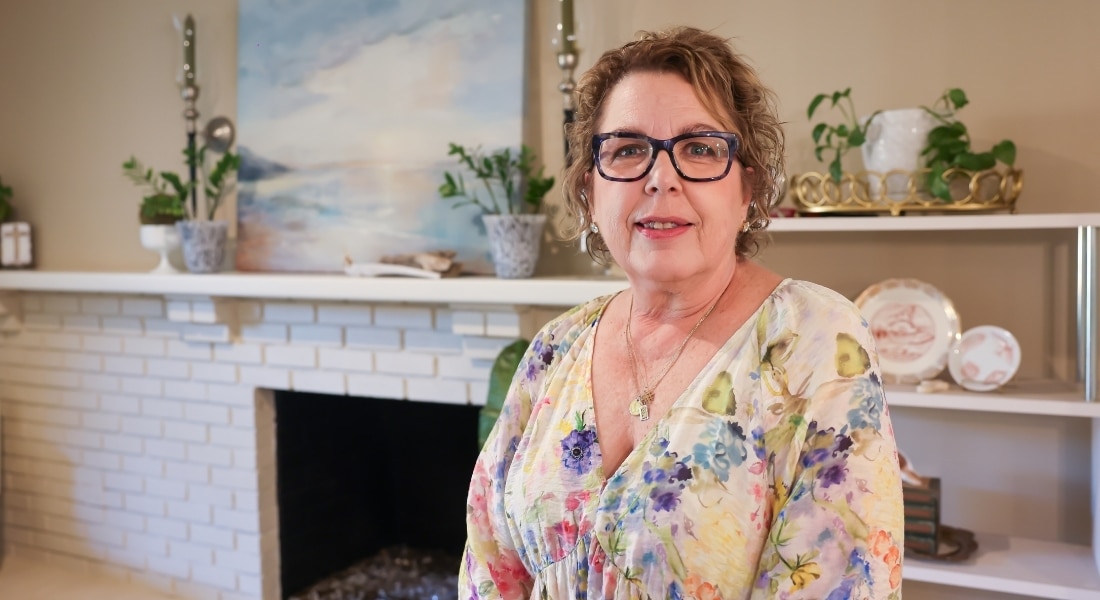 Breast cancer survivor Cindi Weber in her Oak Cliff home.