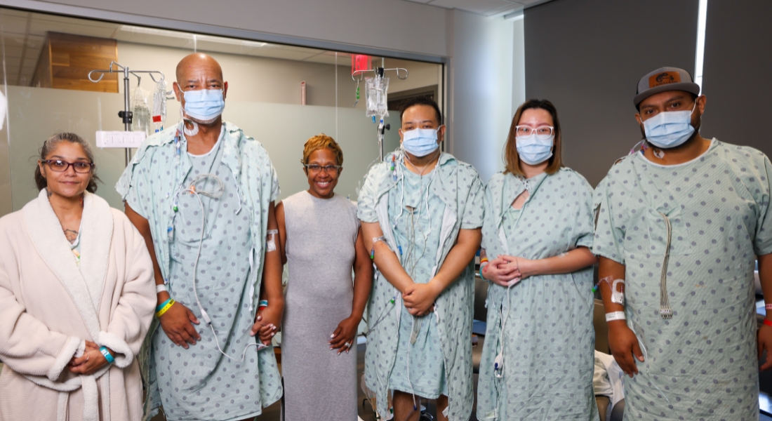 Six patients benefited from a domino kidney transplant at Methodist Dallas.
