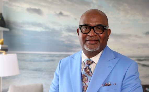 Prostate cancer survivor Tony Wade at his home in Cedar Hill